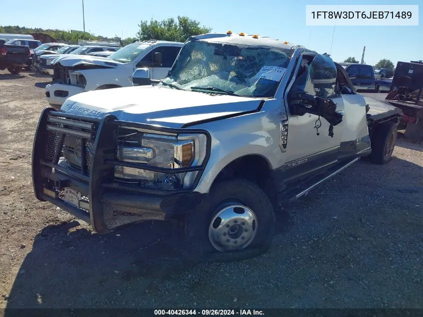 2018 Ford F350 Super Duty VIN: 1FT8W3DT6JEB71489 Lot: 40426344