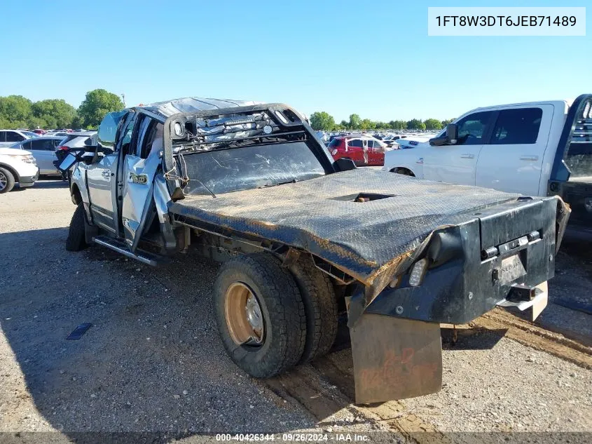 2018 Ford F350 Super Duty VIN: 1FT8W3DT6JEB71489 Lot: 40426344