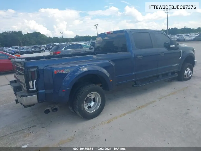 2018 Ford F-350 Xl VIN: 1FT8W3DT3JEC87376 Lot: 40480885