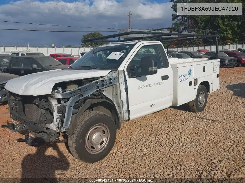 2018 Ford F-350 Xl VIN: 1FDBF3A69JEC47920 Lot: 40542791