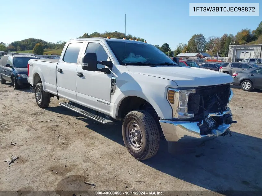 2018 Ford F-350 Xl VIN: 1FT8W3BT0JEC98872 Lot: 40560455