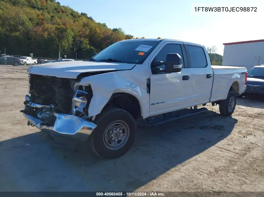 2018 Ford F-350 Xl VIN: 1FT8W3BT0JEC98872 Lot: 40560455