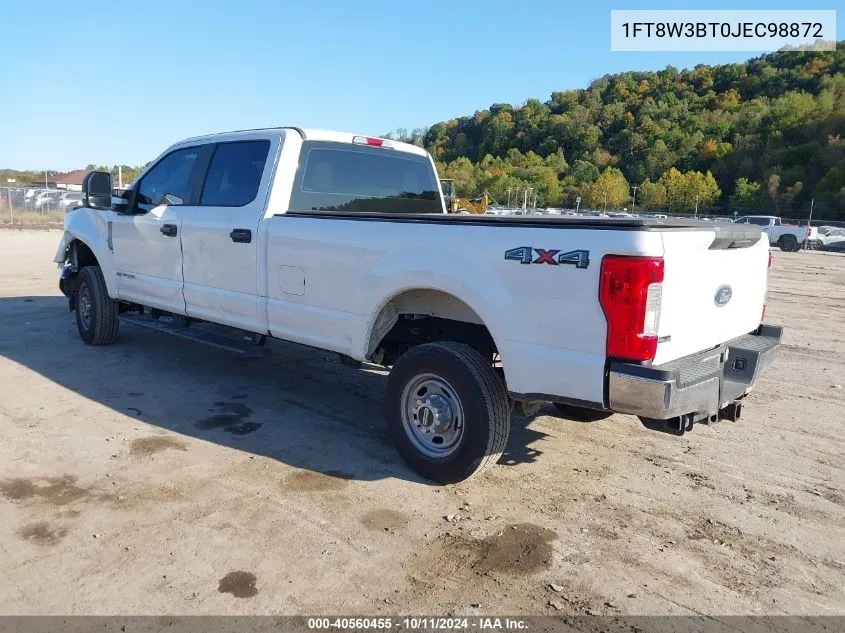 2018 Ford F-350 Xl VIN: 1FT8W3BT0JEC98872 Lot: 40560455