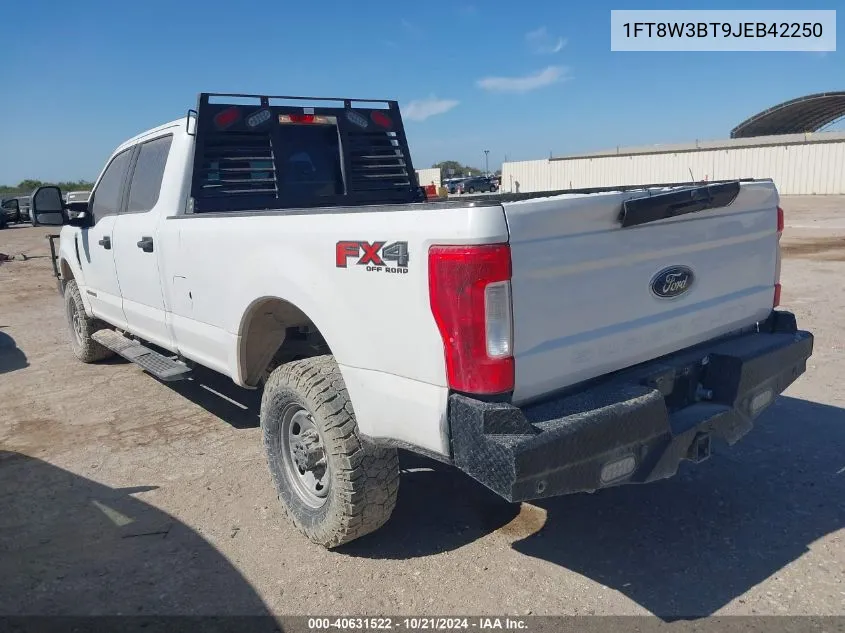 2018 Ford F-350 Xl VIN: 1FT8W3BT9JEB42250 Lot: 40631522