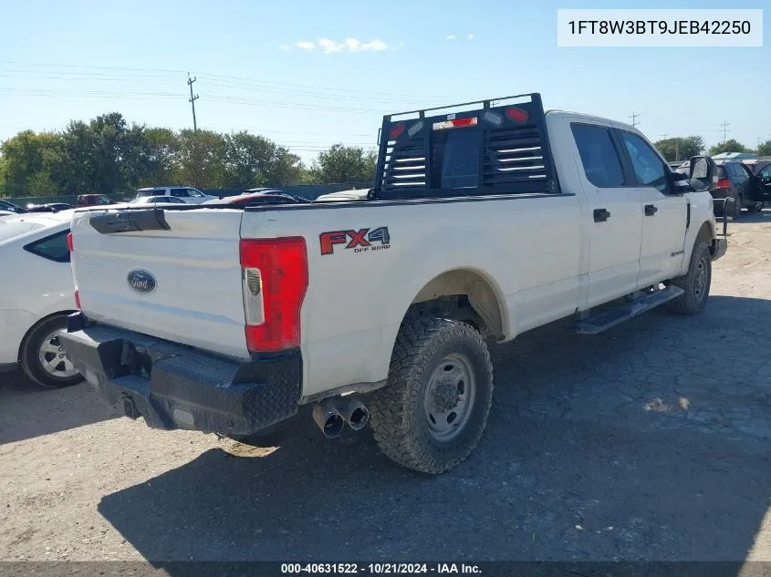 2018 Ford F-350 Xl VIN: 1FT8W3BT9JEB42250 Lot: 40631522