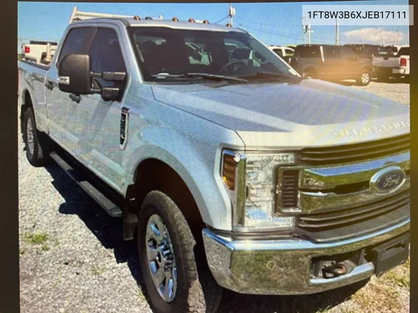 2018 Ford F350 Super Duty VIN: 1FT8W3B6XJEB17111 Lot: 40712906