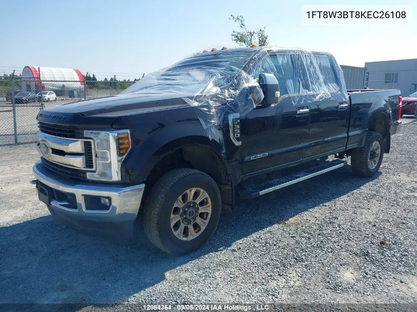 2019 Ford F350 Super Duty VIN: 1FT8W3BT8KEC26108 Lot: 12084364