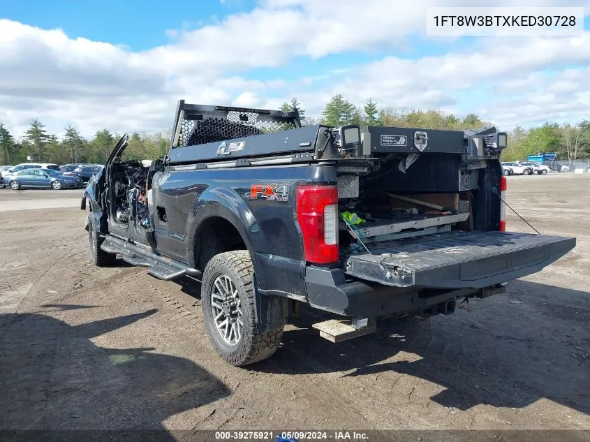 2019 Ford F-350 Lariat VIN: 1FT8W3BTXKED30728 Lot: 39275921