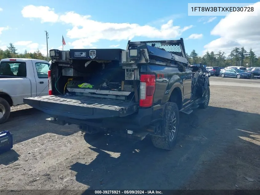 1FT8W3BTXKED30728 2019 Ford F-350 Lariat