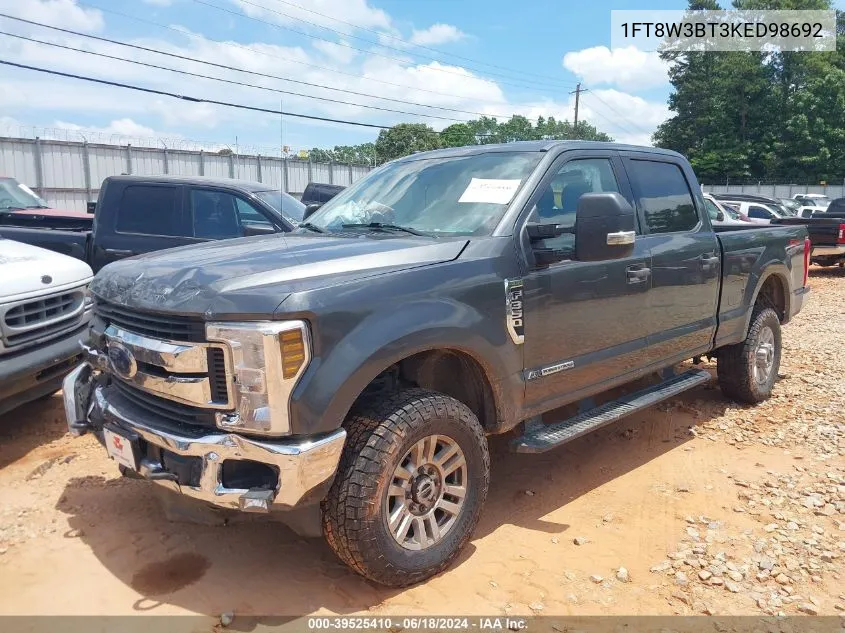 2019 Ford F-350 Xlt VIN: 1FT8W3BT3KED98692 Lot: 39525410