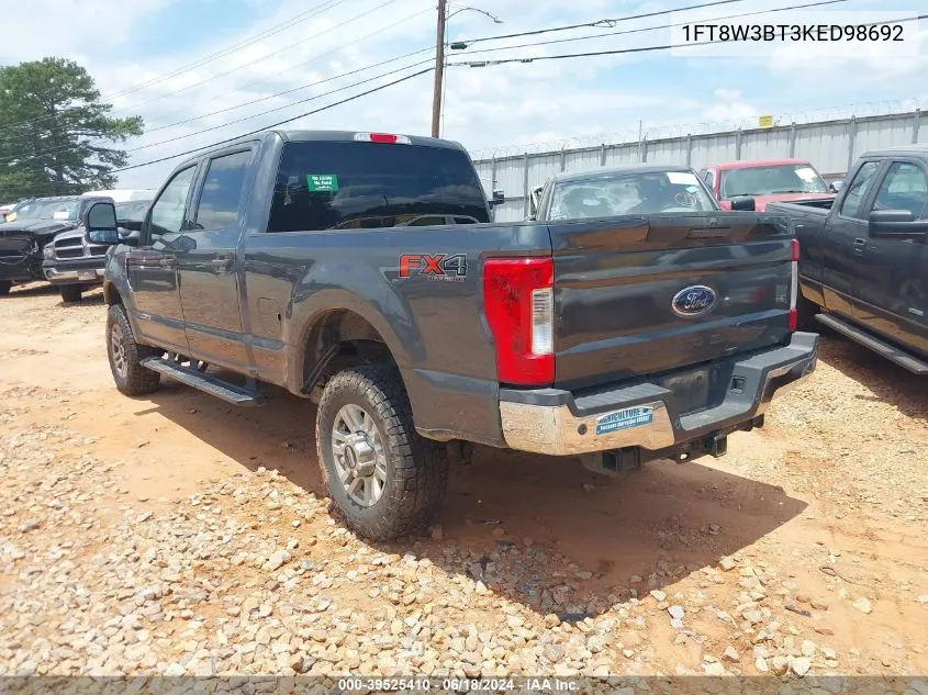 2019 Ford F-350 Xlt VIN: 1FT8W3BT3KED98692 Lot: 39525410