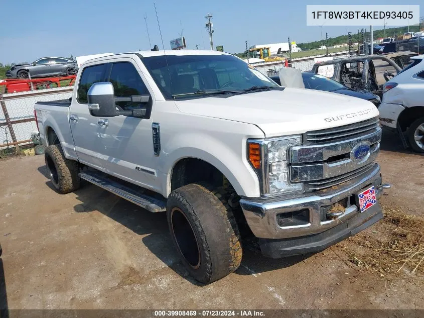 1FT8W3BT4KED93405 2019 Ford F-350 Lariat