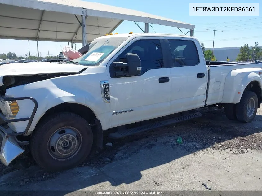 1FT8W3DT2KED86661 2019 Ford F-350 Xl