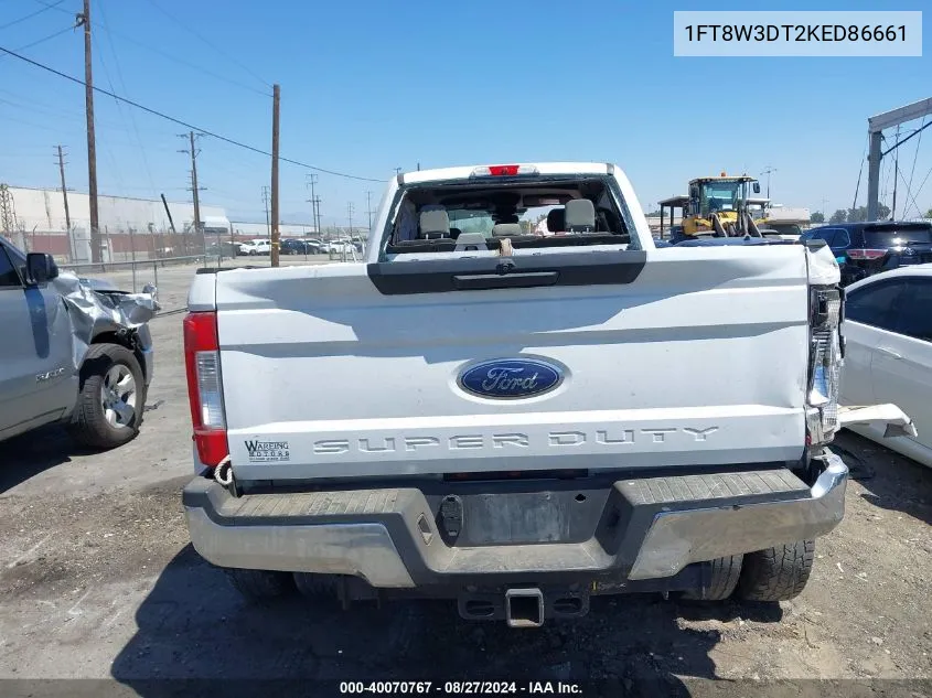 1FT8W3DT2KED86661 2019 Ford F-350 Xl