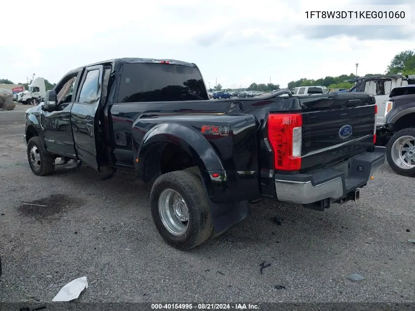 2019 Ford F-350 Xl VIN: 1FT8W3DT1KEG01060 Lot: 40154995