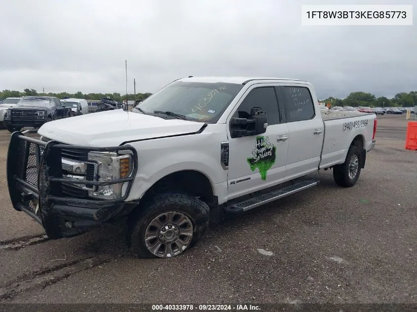 2019 Ford F350 Super Duty VIN: 1FT8W3BT3KEG85773 Lot: 40333978