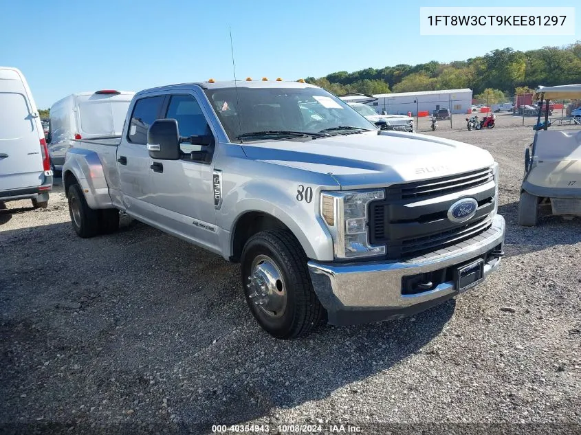 2019 Ford F350 Super Duty VIN: 1FT8W3CT9KEE81297 Lot: 40354943