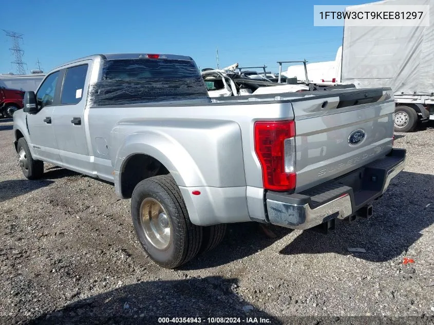 2019 Ford F350 Super Duty VIN: 1FT8W3CT9KEE81297 Lot: 40354943