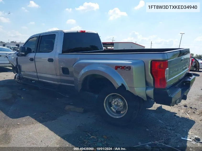 1FT8W3DTXKED34940 2019 Ford F350 Super Duty