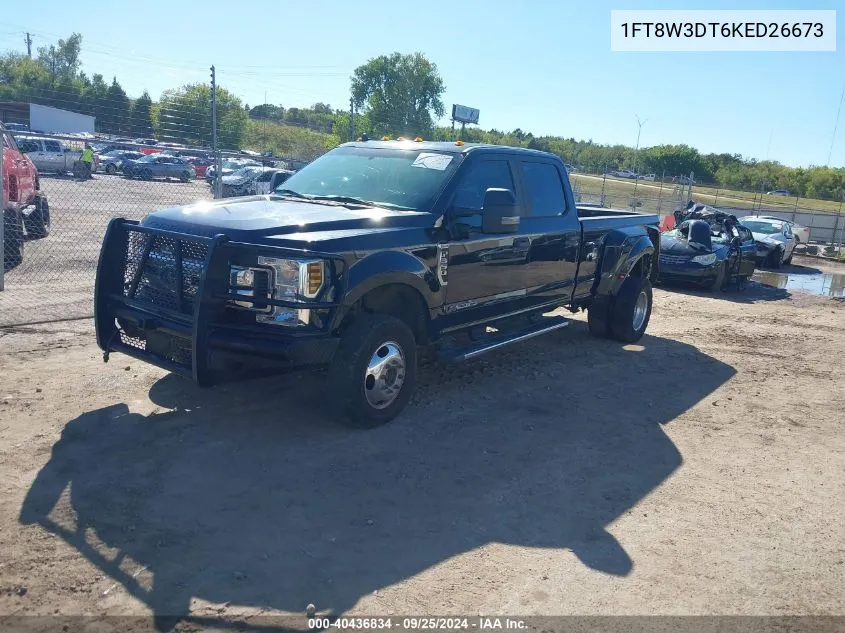 2019 Ford F-350 Xl VIN: 1FT8W3DT6KED26673 Lot: 40436834