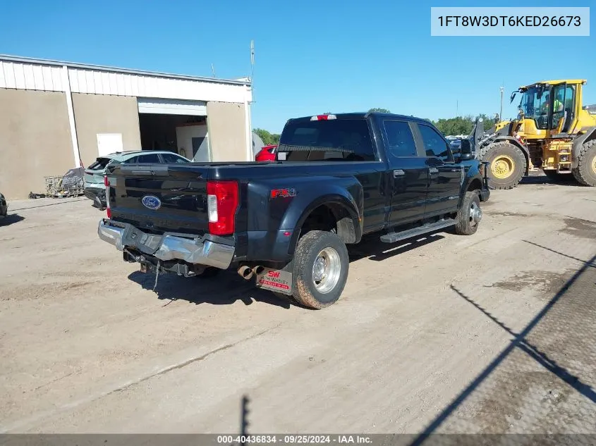 2019 Ford F-350 Xl VIN: 1FT8W3DT6KED26673 Lot: 40436834