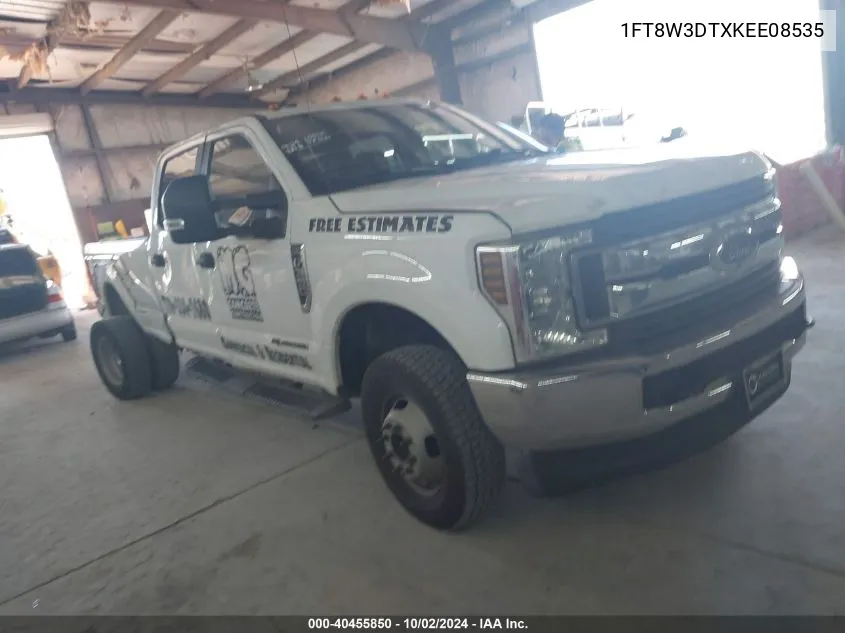 2019 Ford F-350 Xl VIN: 1FT8W3DTXKEE08535 Lot: 40455850