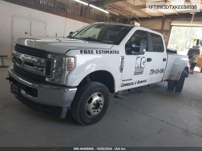 2019 Ford F-350 Xl VIN: 1FT8W3DTXKEE08535 Lot: 40455850