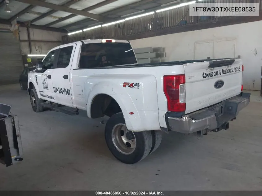 2019 Ford F-350 Xl VIN: 1FT8W3DTXKEE08535 Lot: 40455850