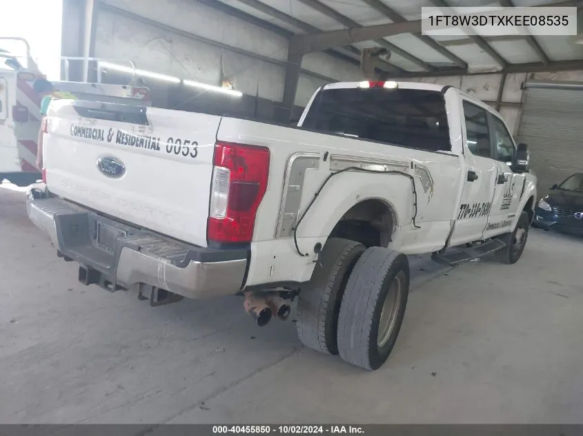 2019 Ford F-350 Xl VIN: 1FT8W3DTXKEE08535 Lot: 40455850