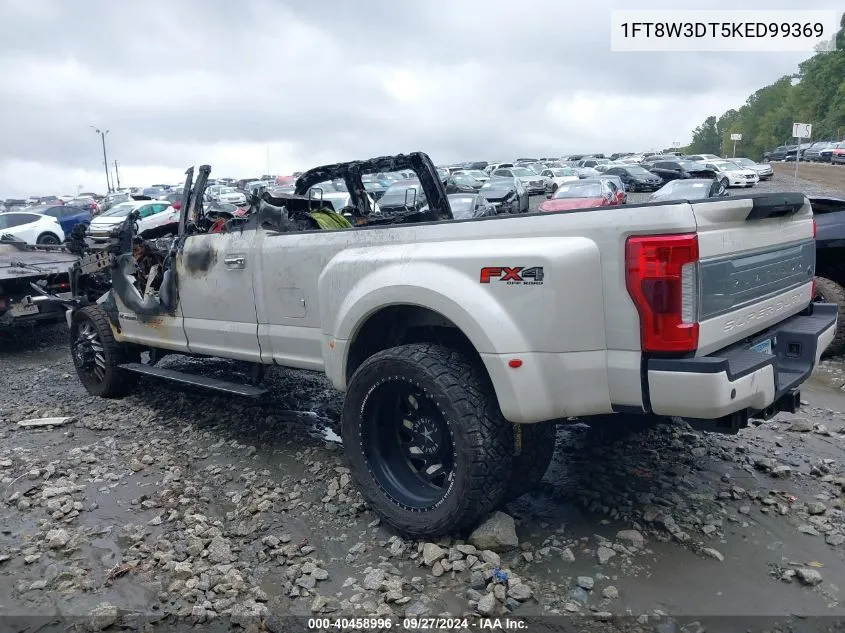 2019 Ford F-350 Platinum VIN: 1FT8W3DT5KED99369 Lot: 40458996