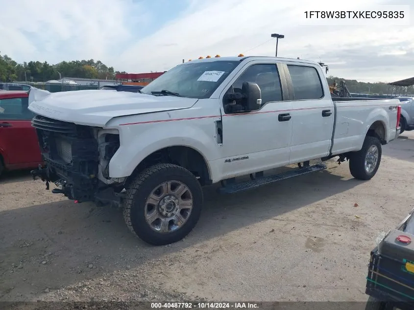 2019 Ford F-350 Xl VIN: 1FT8W3BTXKEC95835 Lot: 40487792