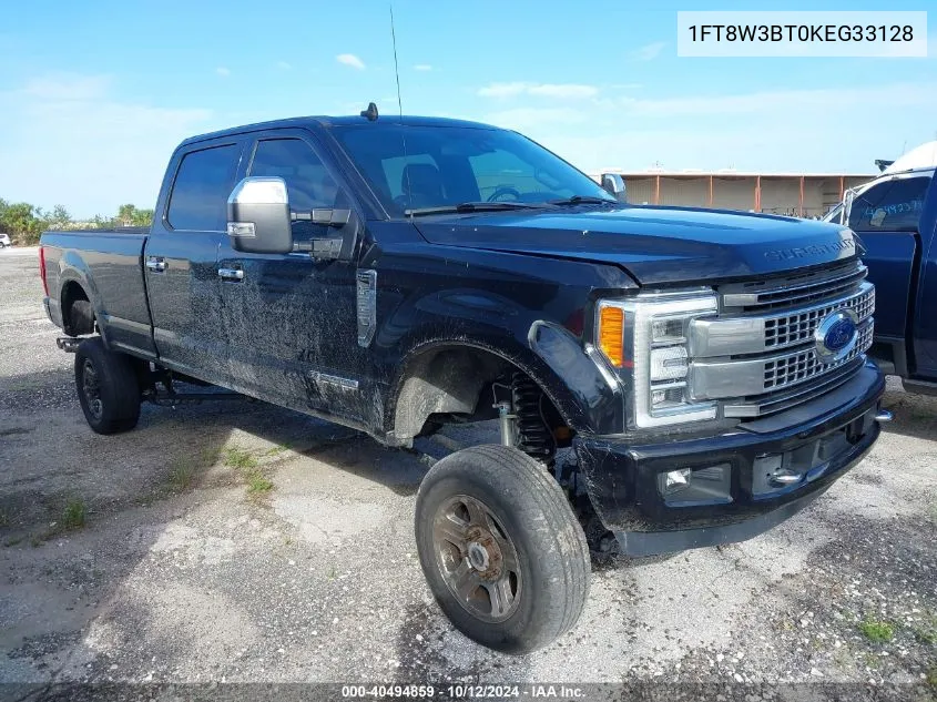 2019 Ford F350 Super Duty VIN: 1FT8W3BT0KEG33128 Lot: 40494859