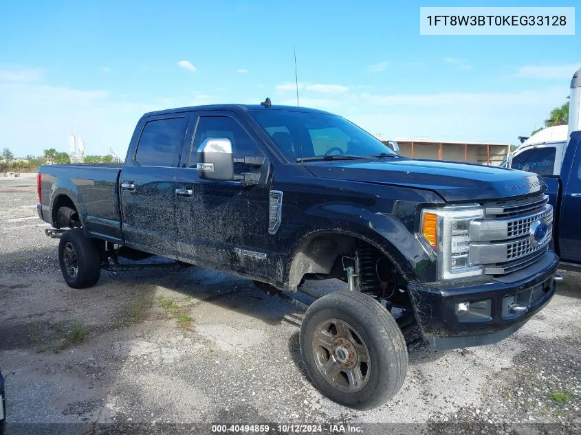 2019 Ford F350 Super Duty VIN: 1FT8W3BT0KEG33128 Lot: 40494859