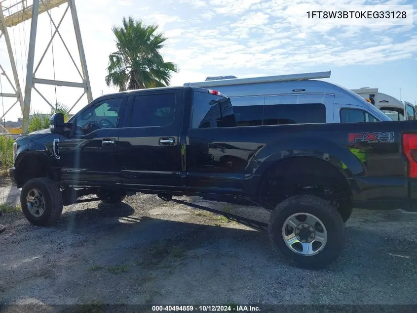 2019 Ford F350 Super Duty VIN: 1FT8W3BT0KEG33128 Lot: 40494859