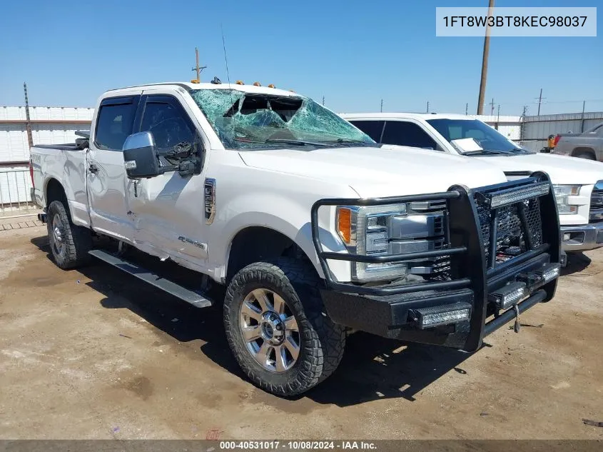 2019 Ford F-350 Platinum VIN: 1FT8W3BT8KEC98037 Lot: 40531017