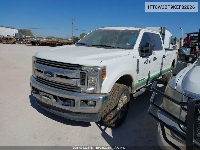 2019 Ford F-350 Xlt VIN: 1FT8W3BT9KEF82826 Lot: 40633178