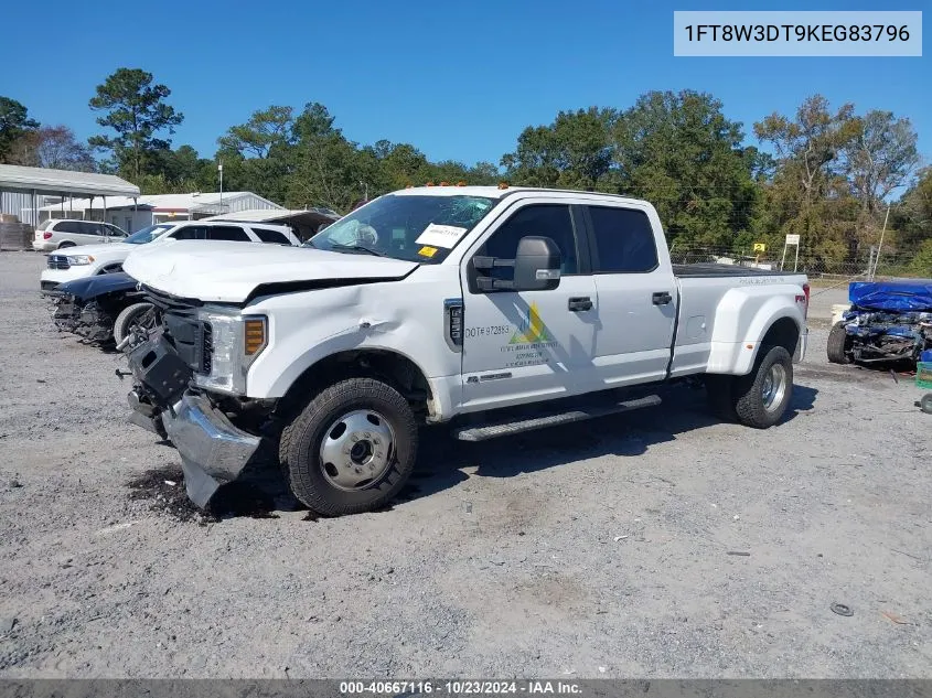 2019 Ford F-350 Xl VIN: 1FT8W3DT9KEG83796 Lot: 40667116