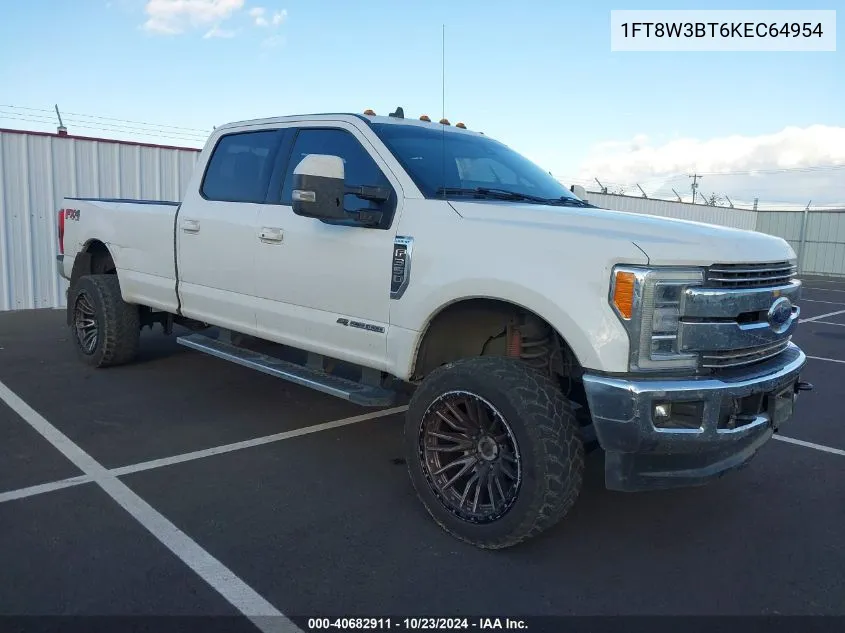 2019 Ford F-350 Lariat VIN: 1FT8W3BT6KEC64954 Lot: 40682911