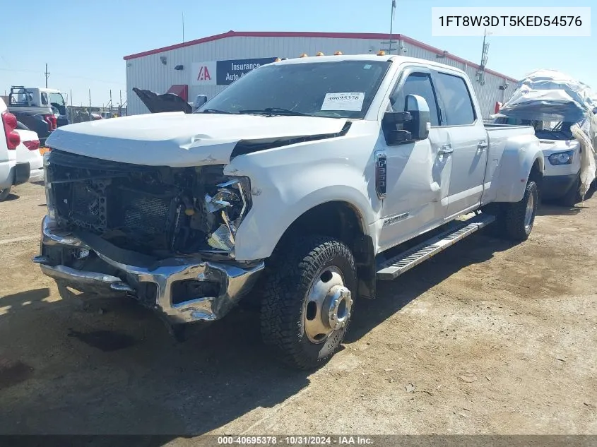 2019 Ford F-350 Xlt VIN: 1FT8W3DT5KED54576 Lot: 40695378