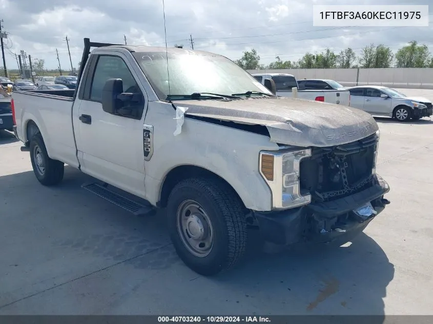 2019 Ford F-350 Xl VIN: 1FTBF3A60KEC11975 Lot: 40703240