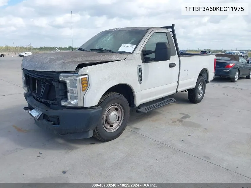 2019 Ford F-350 Xl VIN: 1FTBF3A60KEC11975 Lot: 40703240