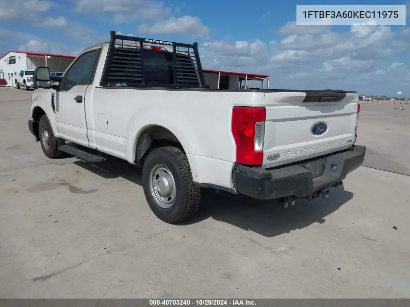 2019 Ford F-350 Xl VIN: 1FTBF3A60KEC11975 Lot: 40703240