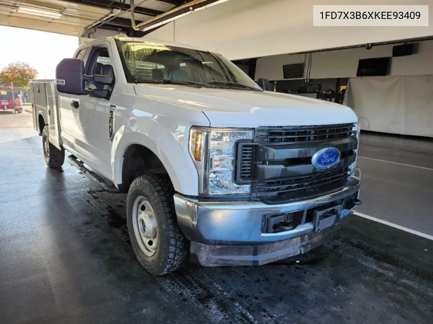 2019 Ford F350 Super Duty VIN: 1FD7X3B6XKEE93409 Lot: 40733481