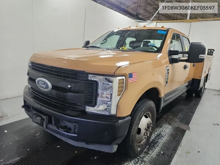 2019 Ford F-350 Chassis Xl VIN: 1FD8W3G60KEF05597 Lot: 40768986