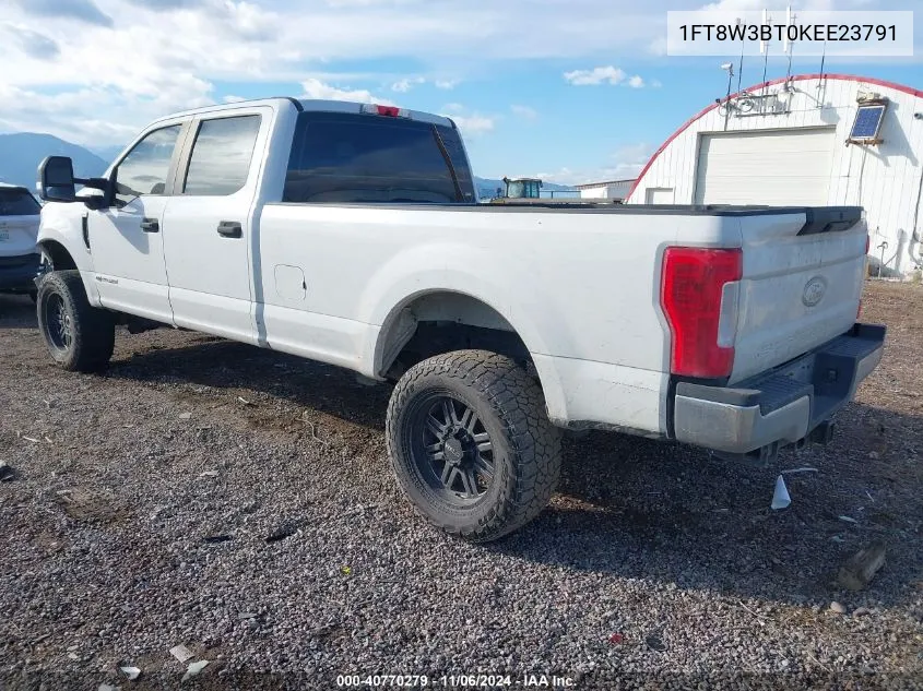 2019 Ford F-350 Xl VIN: 1FT8W3BT0KEE23791 Lot: 40770279