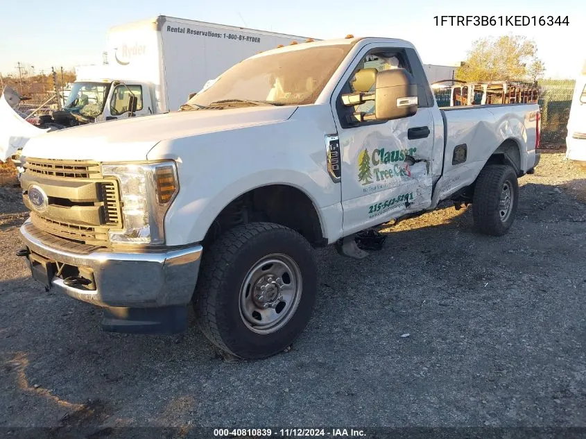 2019 Ford F-350 Xl VIN: 1FTRF3B61KED16344 Lot: 40810839