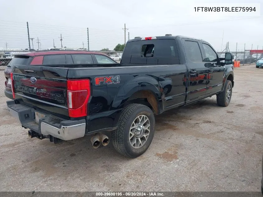 1FT8W3BT8LEE75994 2020 Ford F-350 Lariat