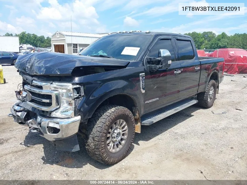 2020 Ford F-350 Lariat VIN: 1FT8W3BTXLEE42091 Lot: 39724414