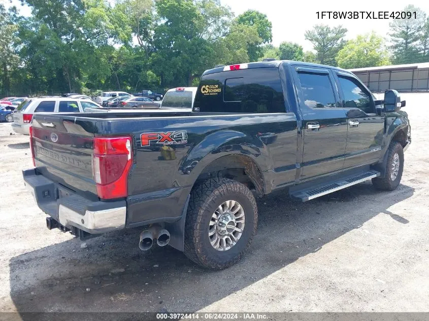 2020 Ford F-350 Lariat VIN: 1FT8W3BTXLEE42091 Lot: 39724414