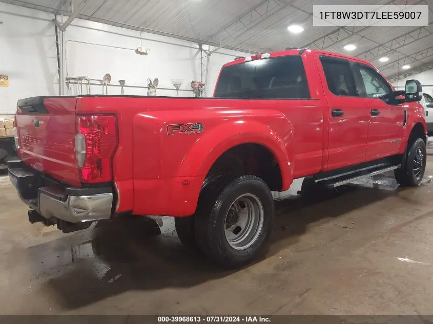 2020 Ford F-350 Xl VIN: 1FT8W3DT7LEE59007 Lot: 39968613